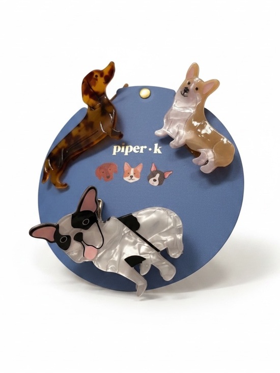 Piper K Accessories - Piper K Dog Dachshund Boston Terrier Corgie Claw Hair Clips New With Tags